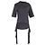 Camiseta de algodón negro con drapeados en paneles de Balenciaga