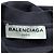 Camiseta de algodón negro con drapeados en paneles de Balenciaga - vista 6