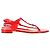 Timeless Sandali T-Strap con logo Chanel in pelle di vitello rossa Rosso
