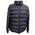Moncler Rodez Zipped Down Jacket in Navy Blue Polyamide