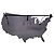 Jeremy Scott Gafas de sol One Piece USA JS/Map/1 de Linda Farrow Plata