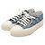 Sneakers in denim della linea Stellar di Louis Vuitton Bianco Blu