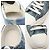 Sneakers in denim della linea Stellar di Louis Vuitton Bianco Blu - vista 9