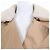 Abrigo trench de algodón con cuello de piel de cordero y forro de lana COACH Beige - vista 4
