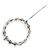Spilla in argento con perle MIKIMOTO - vista 4