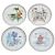 Louis Vuitton Vivienne Ceramic Plate Set White