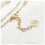 Collana Vivienne Swinging di Louis Vuitton D'oro - vista 4
