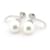 Autre Marque Orecchini di perle K14WG Argento
