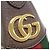 Borsa a Spalla Gucci Ophidia GG Supreme Marrone Beige D'oro - vista 4