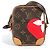 Pochette Panam Monogram Game On M57450 di Louis Vuitton Marrone Rosso Monogramma