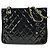 Borsa Tote a Doppia Catena Matelassé Chanel Nero - vista 2