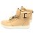 Sneakers alte con lacci Rivoli MS0167 di Louis Vuitton Beige - vista 5