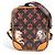 Borsa a Spalla Twin Pochette Cat Panam Monogramma Louis Vuitton Marrone Arancione