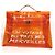 Hermès Orange Vinyl Kelly Tote Bag