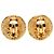 Orecchini a clip rotondi in oro placcato CC 31 Rue Cambon di Chanel D'oro - vista 2