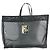 Fendi FF Logo Netz-Tote-Bag Schwarz
