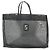 Fendi FF Logo Netz-Tote-Bag Schwarz - Ansicht 2