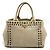 Prada Kanapa Bijou Perlen-Tote-Bag Beige Roh