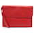 VINTAGE SAC A MAIN YVES SAINT LAURENT BESACE CUIR ROUGE SURPIQUE BANDOULIERE BAG  - vue 1