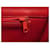 VINTAGE SAC A MAIN YVES SAINT LAURENT BESACE CUIR ROUGE SURPIQUE BANDOULIERE BAG  - vue 14