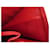 VINTAGE SAC A MAIN YVES SAINT LAURENT BESACE CUIR ROUGE SURPIQUE BANDOULIERE BAG  - vue 15