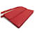 VINTAGE SAC A MAIN YVES SAINT LAURENT BESACE CUIR ROUGE SURPIQUE BANDOULIERE BAG  - vue 5