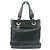 Chanel Tote Bag aus Leder mit schwarzem Emaille-Finish
