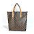 Louis Vuitton Monogram V-Line Cabas NS Tote Bag Braun Blau Monogramm - Ansicht 2