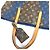Louis Vuitton Monogram V-Line Cabas NS Tote Bag Braun Blau Monogramm - Ansicht 9