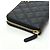 Chanel Coco Mark Matelassé Langbörse Schwarz - Ansicht 5