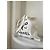 Bolso tote Chanel de lona de algodón blanco - vista 10