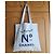 Bolso tote Chanel de lona de algodón blanco - vista 2