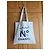 Bolso tote Chanel de lona de algodón blanco - vista 3