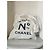 Bolso tote Chanel de lona de algodón blanco - vista 6