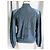 CHANEL Zip-Jacke Camelia Teddy Marine Größe 38 FR Marineblau - Ansicht 3