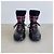 Botas de combate de cuero y tweed Chanel Negro Multicolor - vista 2