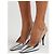Sapatilhas Slingback Saint Laurent 38 Prata - vista 10