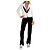 Desfile de moda Gucci Primavera 2012 - look 12 Negro Blanco