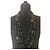 Collana a 3 fili extra lunga 4 CC in perle specchiate nere e dorate 16S di Chanel Nero Gold hardware