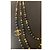 Collana a 3 fili extra lunga 4 CC in perle specchiate nere e dorate 16S di Chanel Nero Gold hardware - vista 2