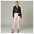 Leggings Chanel Rosa con Logo CC de Strass - vista 2
