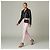 Leggings Chanel Rosa con Logo CC de Strass - vista 3