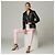 Leggings Chanel Rosa con Logo CC de Strass - vista 4