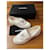 Mocassini Chanel Turnlock CC 38,5 Bianco - vista 11