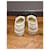 Mocassini Chanel Turnlock CC 38,5 Bianco - vista 14