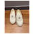 Mocassini Chanel Turnlock CC 38,5 Bianco - vista 15