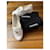 Mocassini Chanel Turnlock CC 38,5 Bianco - vista 3