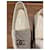 Mocassini Chanel Turnlock CC 38,5 Bianco - vista 7