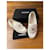 Mocassini Chanel Turnlock CC 38,5 Bianco - vista 9