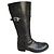 Botas Prada de cuero negro 36,5 IT